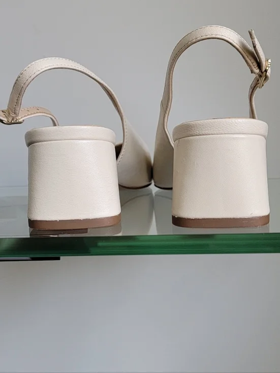 Sam Edelman Terra Cream Sandels Sz: 5.5 Like New - Picture 3 of 9